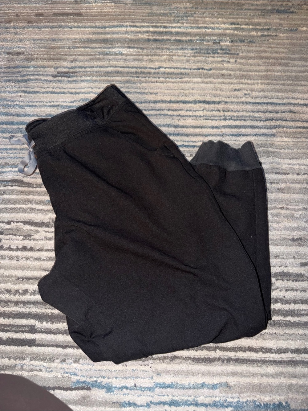 Figs Scrubs Black Jogger - XL-P